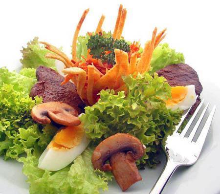 Ngon miệng giảm béo bụng với 6 món salad