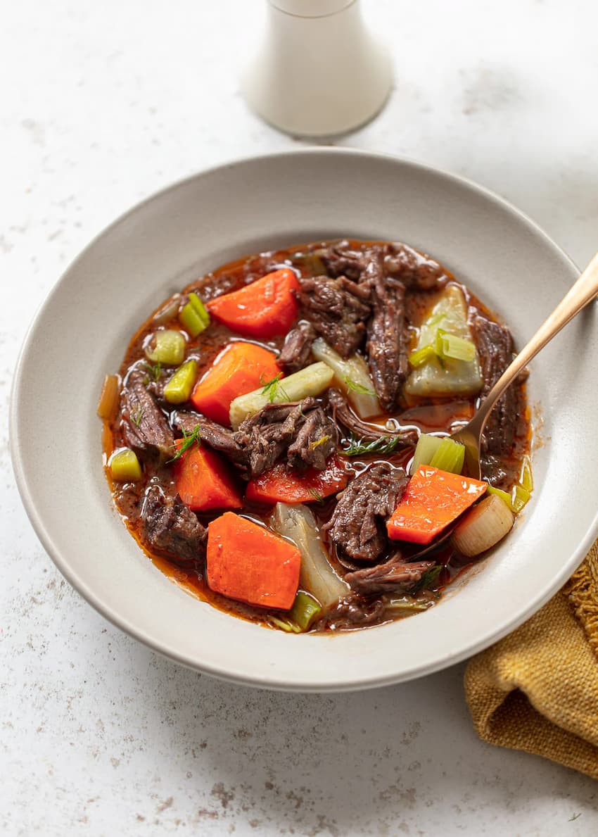 French Beef Stew Recipe With Red Cooking Wine