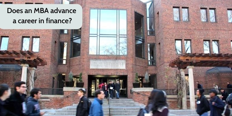Does an MBA advance a career in finance?